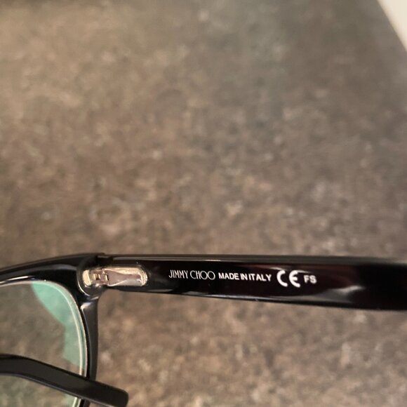 Jimmy Choo 163 Eyeglasses - Black - Picture 9 of 12
